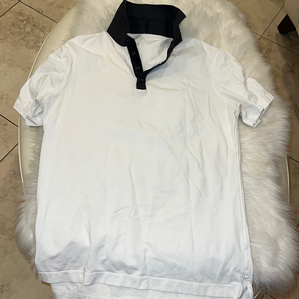 Lululemon Athletica polo shirt size large
